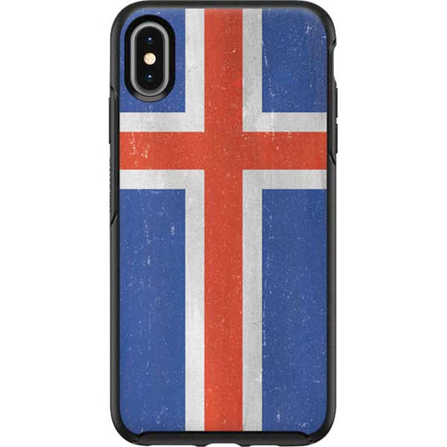 Iceland Flag Distressed Otterbox Symmetry iPhone Skin